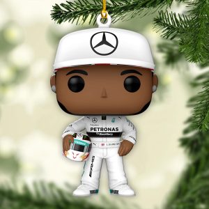 Lewis Hamilton x Mercedes-AMG Petronas F1 Custom Shape 1-sided Acrylic Ornament - HOATT 7400