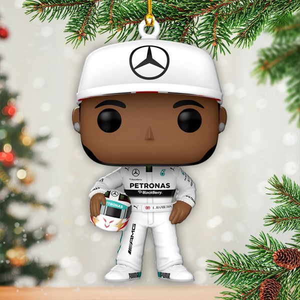 Lewis Hamilton x Mercedes-AMG Petronas F1 Custom Shape 1-sided Acrylic Ornament - HOATT 7400