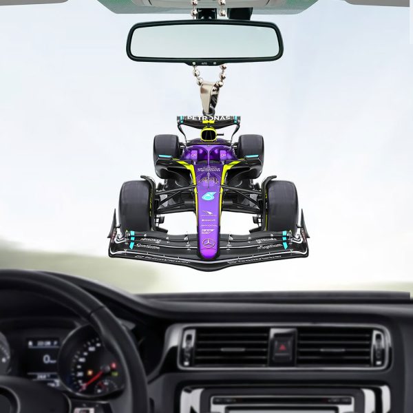 Lewis Hamilton x Mercedes-AMG Petronas F1 Custom Shape 1-sided Acrylic Car Ornament - MAITM 9229