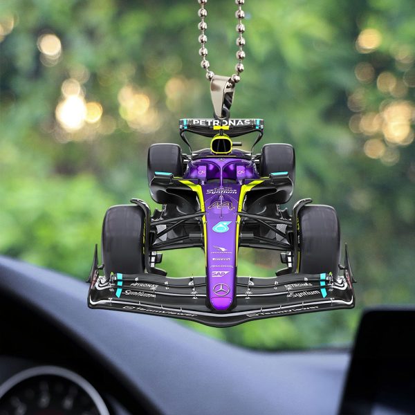 Lewis Hamilton x Mercedes-AMG Petronas F1 Custom Shape 1-sided Acrylic Car Ornament - MAITM 9229