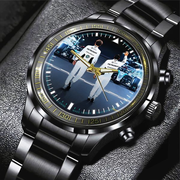 Mercedes-AMG Petronas F1 Black Stainless Steel Watch - TANTN 9739