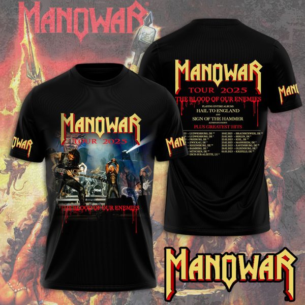 Manowar Band 3D Apparel – MAITM 9120