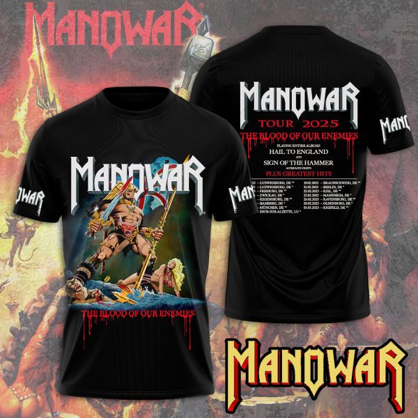 Manowar Band 3D Apparel – MAITM 9121