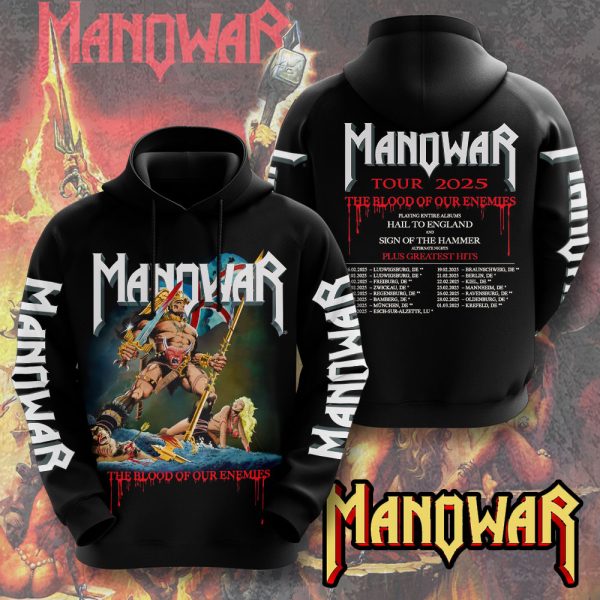 Manowar Band 3D Apparel – MAITM 9121