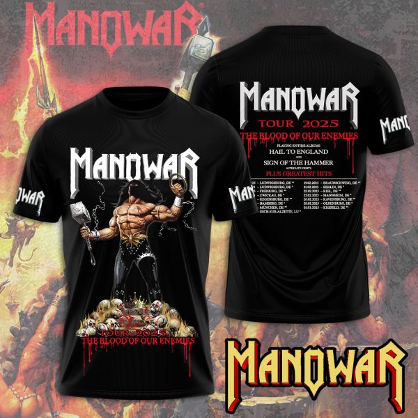 Manowar Band 3D Apparel – MAITM 9122