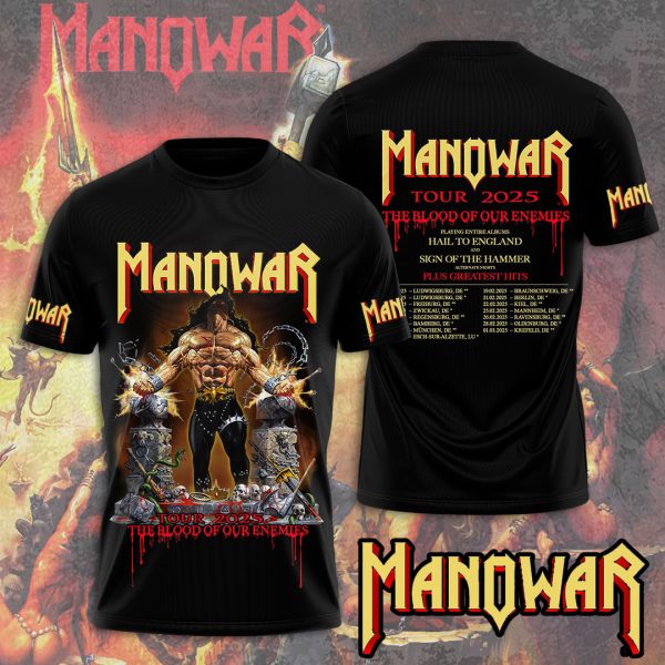 Manowar Band 3D Apparel – MAITM 9135