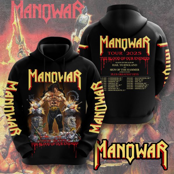 Manowar Band 3D Apparel – MAITM 9135