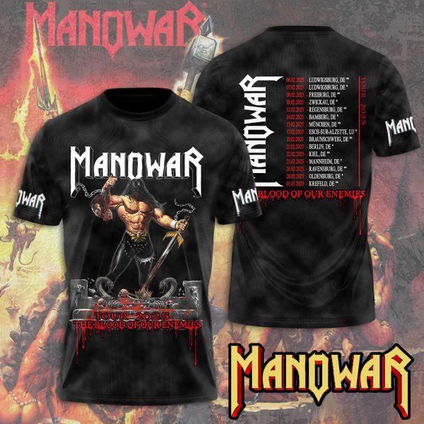 Manowar Band 3D Apparel - MAITM 9236