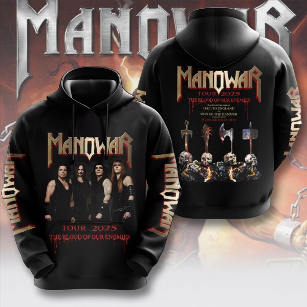 Manowar Band 3D Apparel - MAITM 9335