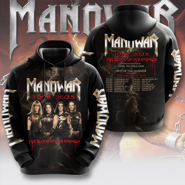 Manowar Band 3D Apparel - MAITM 9367