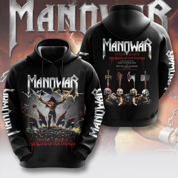 Manowar Band 3D Apparel - MAITM 9368