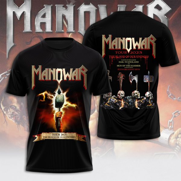 Manowar Band 3D Apparel – MAITM 9160