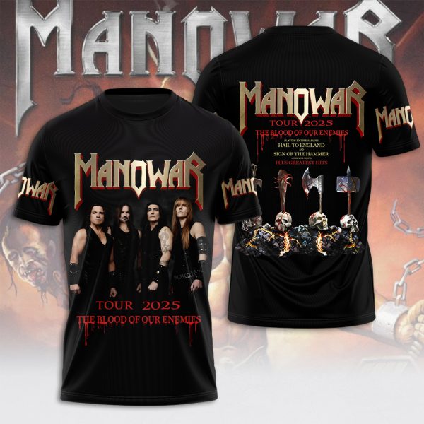 Manowar Band 3D Apparel - MAITM 9335