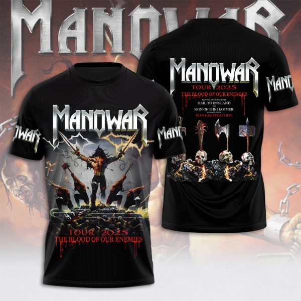 Manowar Band 3D Apparel - MAITM 9368