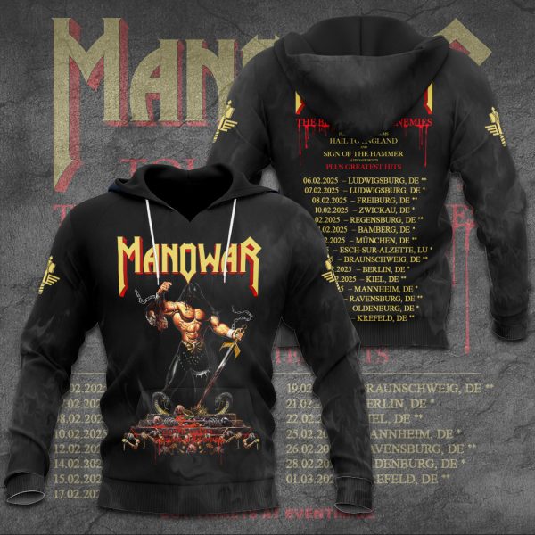 Manowar Band 3D Apparel - TANTN 10088