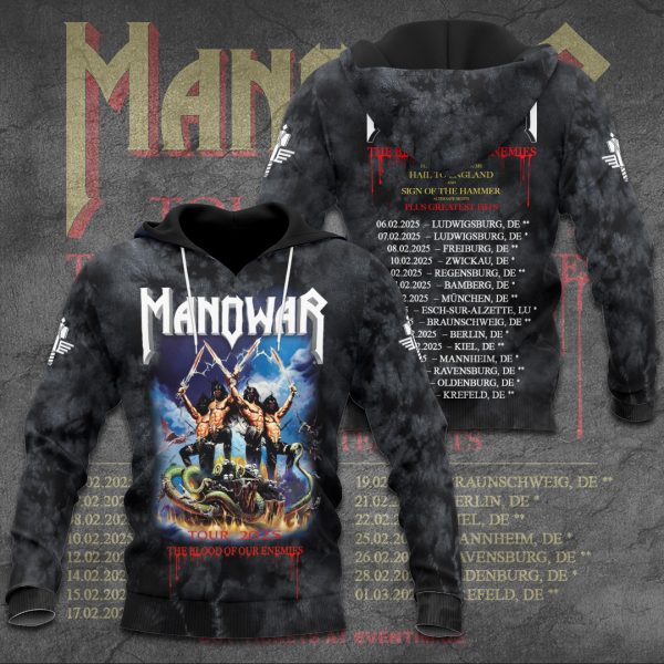 Manowar Band 3D Apparel - TANTN 10089