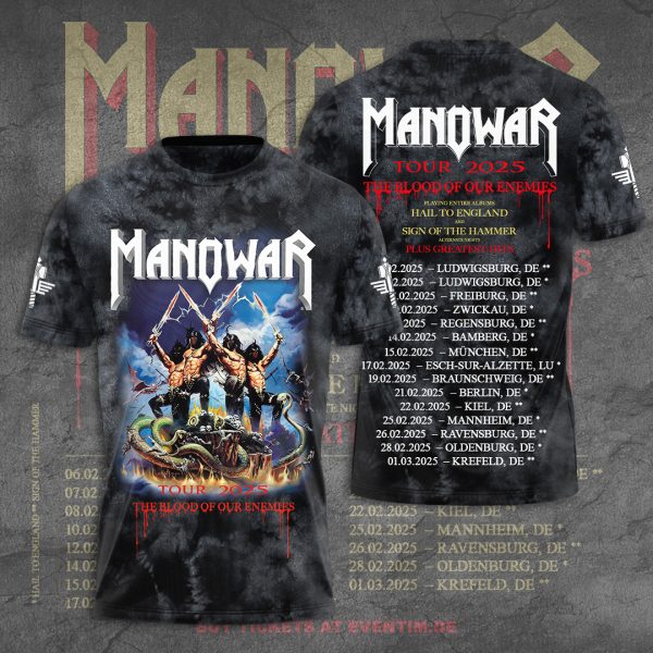 Manowar Band 3D Apparel - TANTN 10089