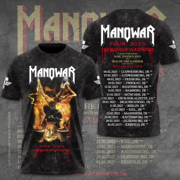 Manowar Band 3D Apparel - TANTN 10090