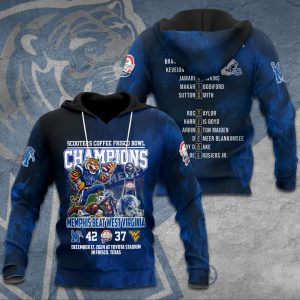 Memphis Tigers Football 3D Apparel - TANTN 10085