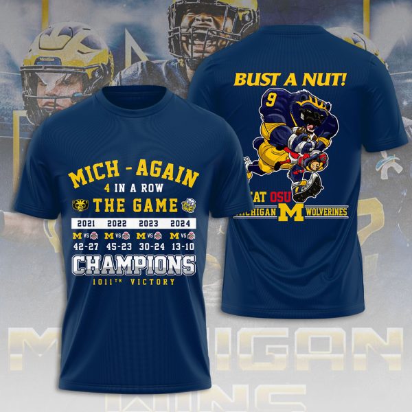 Michigan Wolverines Football 3D Apparel - VANDH 4013