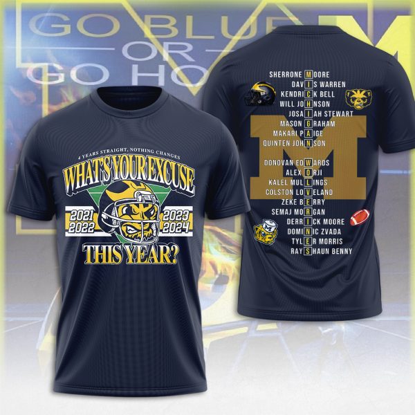 Michigan Wolverines Football 3D Apparel - MAITM 9046