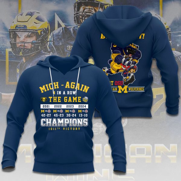 Michigan Wolverines Football 3D Apparel - VANDH 4013