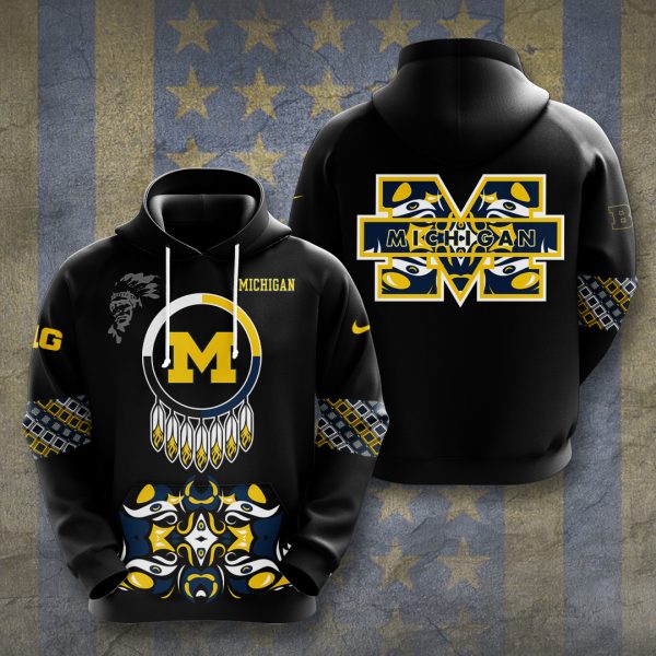 Michigan Wolverines Football 3D Hoodie – TANTN 9829