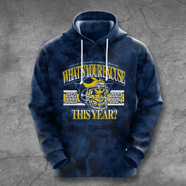 Michigan Wolverines Football 3D Apparel - TANTN 9760