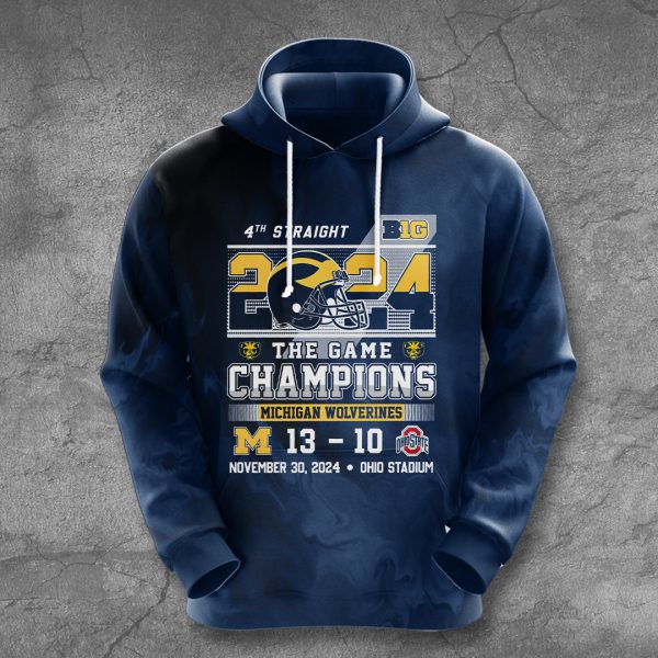 Michigan Wolverines Football 3D Apparel - TANTN 9761