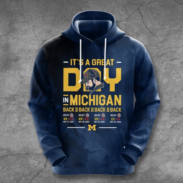 Michigan Wolverines Football 3D Apparel - TANTN 9762