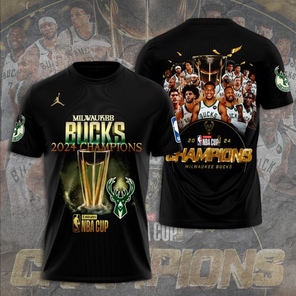 Milwaukee Bucks 3D Apparel - TANTN 10039