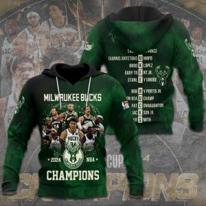 Milwaukee Bucks 3D Apparel - TANTN 10051