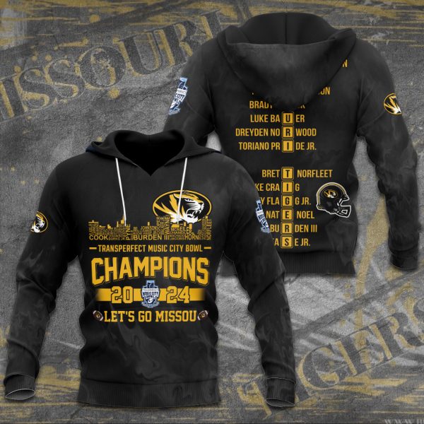 Missouri Tigers Football 3D Apparel - TANTN 10220