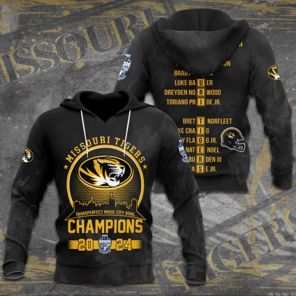 Missouri Tigers Football 3D Apparel - TANTN 10222