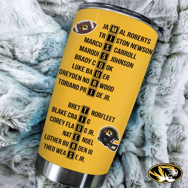 Missouri Tigers Football Tumbler Cup - TANTN 10223