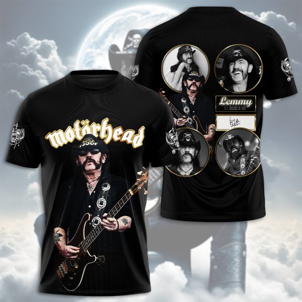 Motörhead Band x Lemmy Kilmister 3D Apparel – HOATT 7693