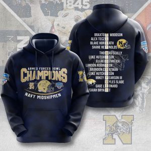 Navy Midshipmen Football 3D Apparel - MAITM 9395