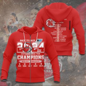 Nebraska Cornhuskers Women's Volleyball 3D Apparel - TANTN 9768