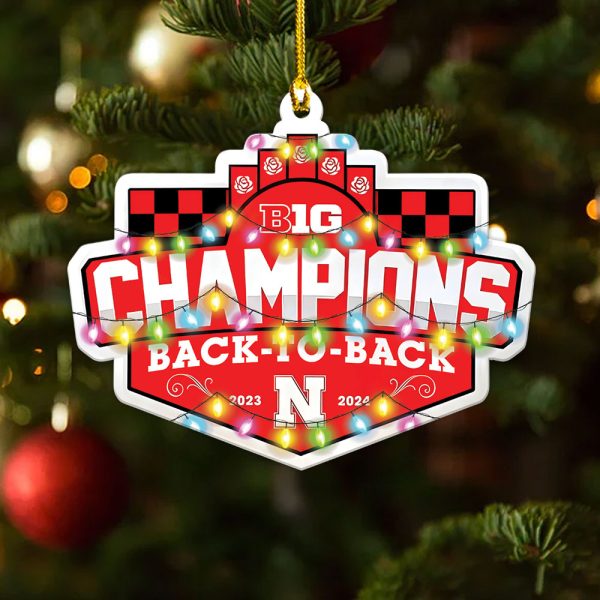 Nebraska Cornhuskers Women's Volleyball Custom Shape 2-sided Acrylic Ornament – MAITM 9049