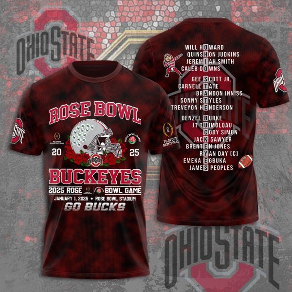 Ohio State Buckeyes Football 3D Apparel - MAITM 9366