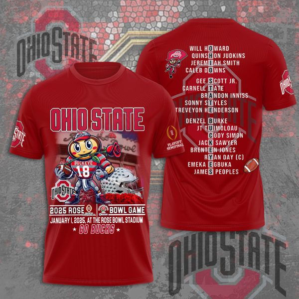 Ohio State Buckeyes Football 3D Apparel - MAITM 9361