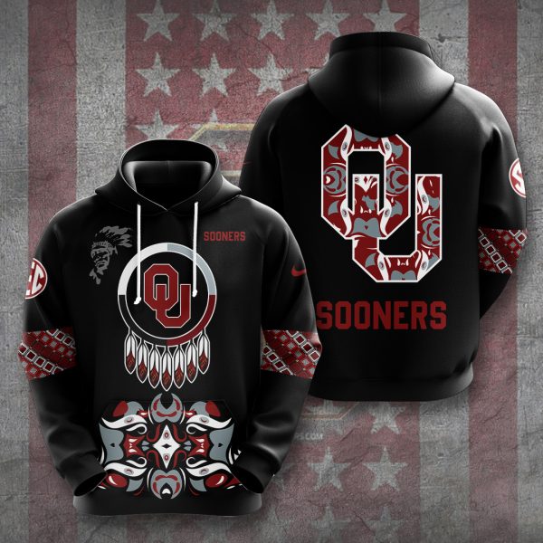 Oklahoma Sooners Football 3D Hoodie – TANTN 9828