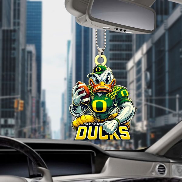 Oregon Ducks Football Custom Shape 1-sided Acrylic Car Ornament - MAITM 9398