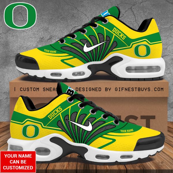 Personalized Oregon Ducks Football Air Max Shoes - TANTN 9803