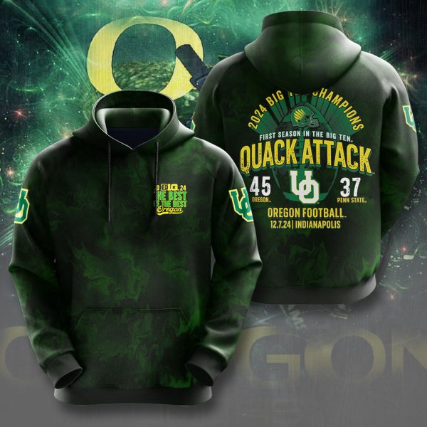 Oregon Ducks Football 3D Apparel - HOATT 7513