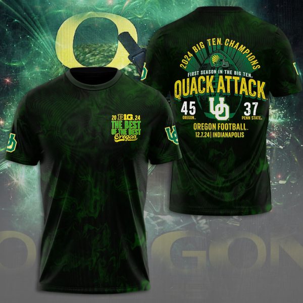 Oregon Ducks Football 3D Apparel - HOATT 7513