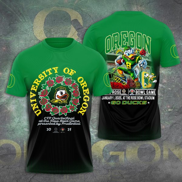 Oregon Ducks Football 3D Apparel - TANTN 10157