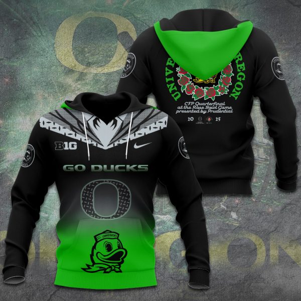 Oregon Ducks Football 3D Apparel - TANTN 10172