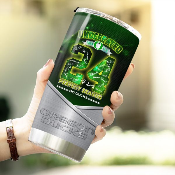 Personalized Oregon Ducks Football Tumbler Cup - HOATT 7574