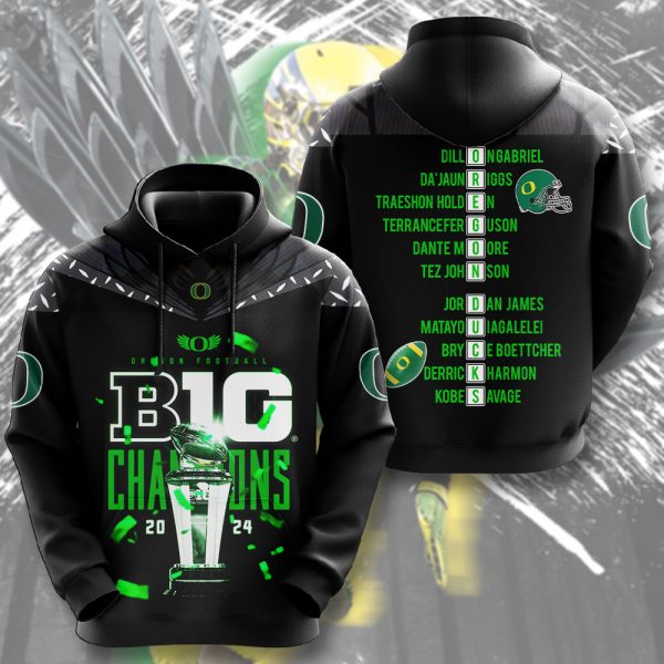 Oregon Ducks Football 3D Apparel - HOATT 7713